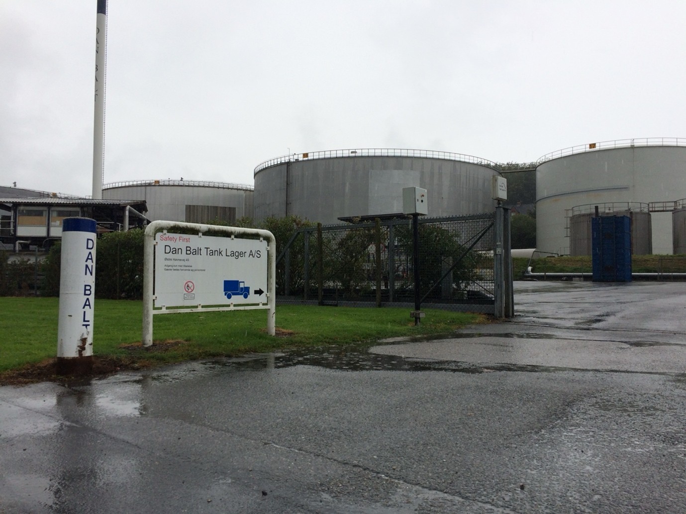 Industrial storage terminal tanks